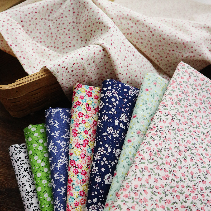 Baby Clothing Organic Cotton - Pure Cotton Printed Fabric Idyllic Little