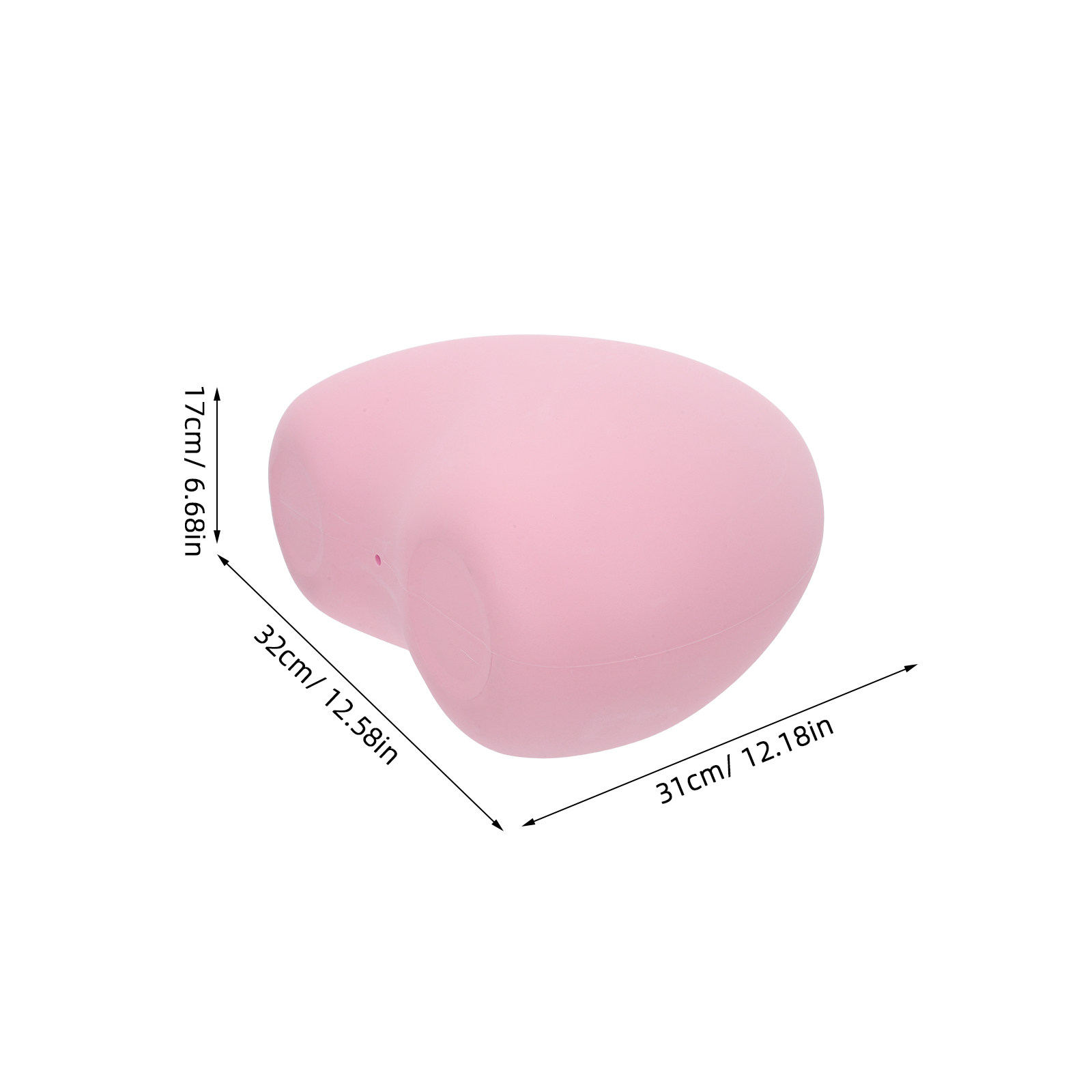 Plastic Heart Shaped Hip Manne - Baby Shop Clothing ulasan dan harga