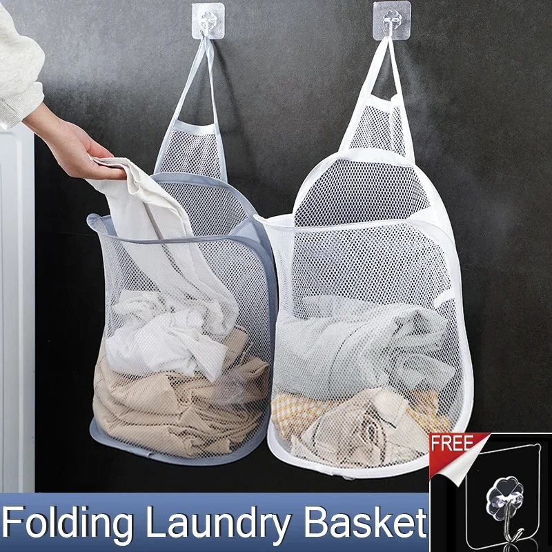 Hanging Laundry Basket Foldabl - Baby Clothing Wardrobe ulasan dan harga