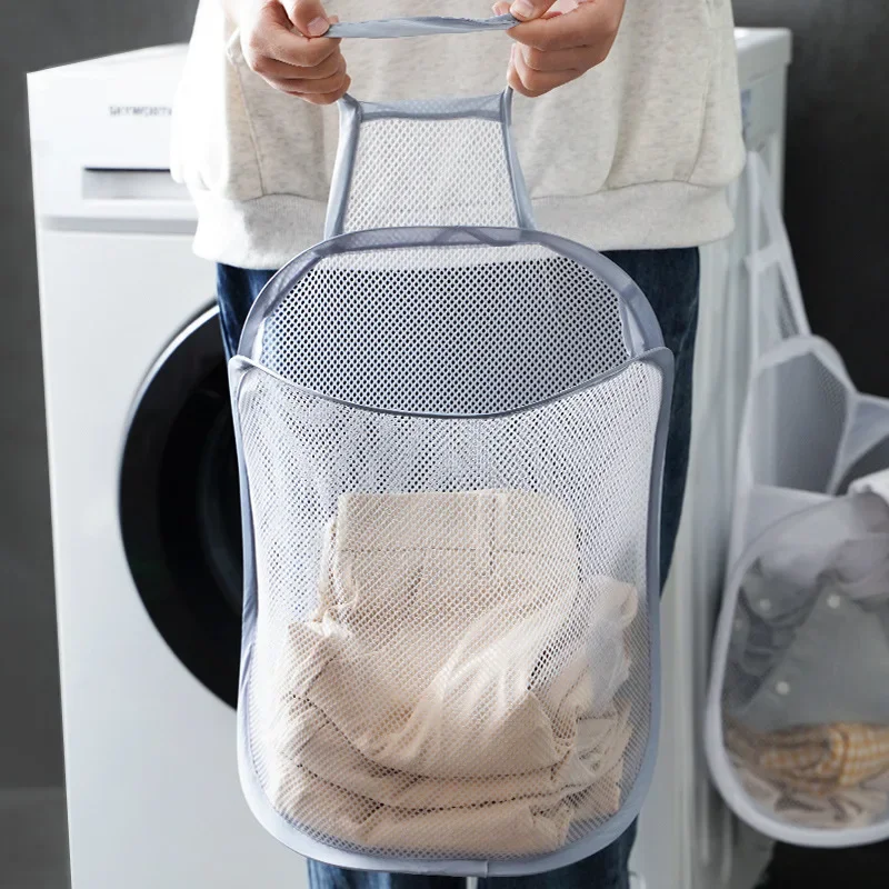 Hanging Laundry Basket Foldabl - Baby Clothing Wardrobe ulasan dan harga