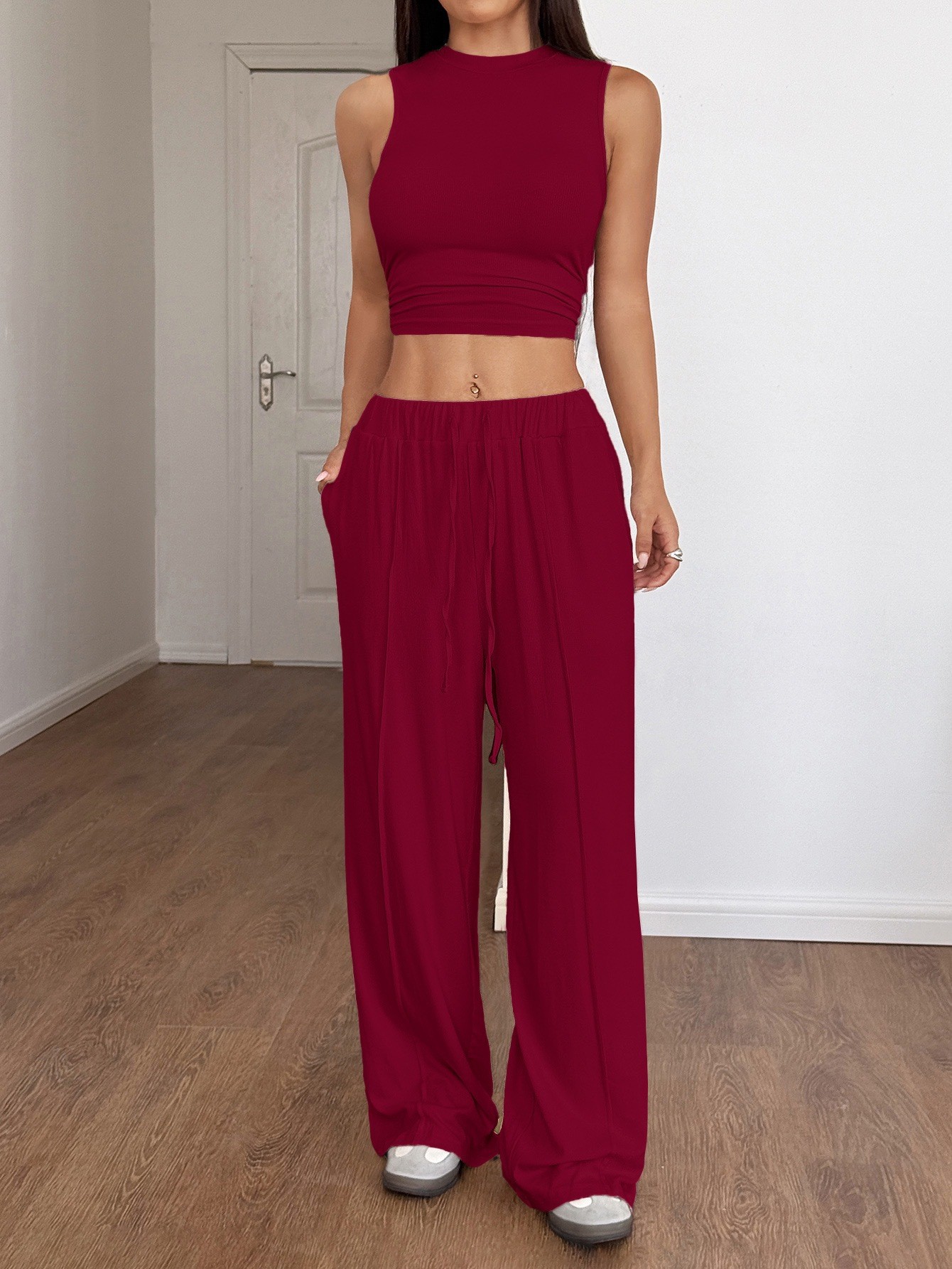 2 Piece Set Summer Y2k Tank Hi - Summer Short Set ulasan dan harga