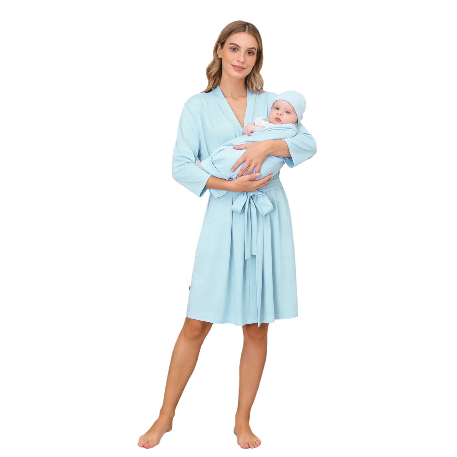 Mommy and Me Robe Swaddle Set  - Baby Clothing Night ulasan dan harga