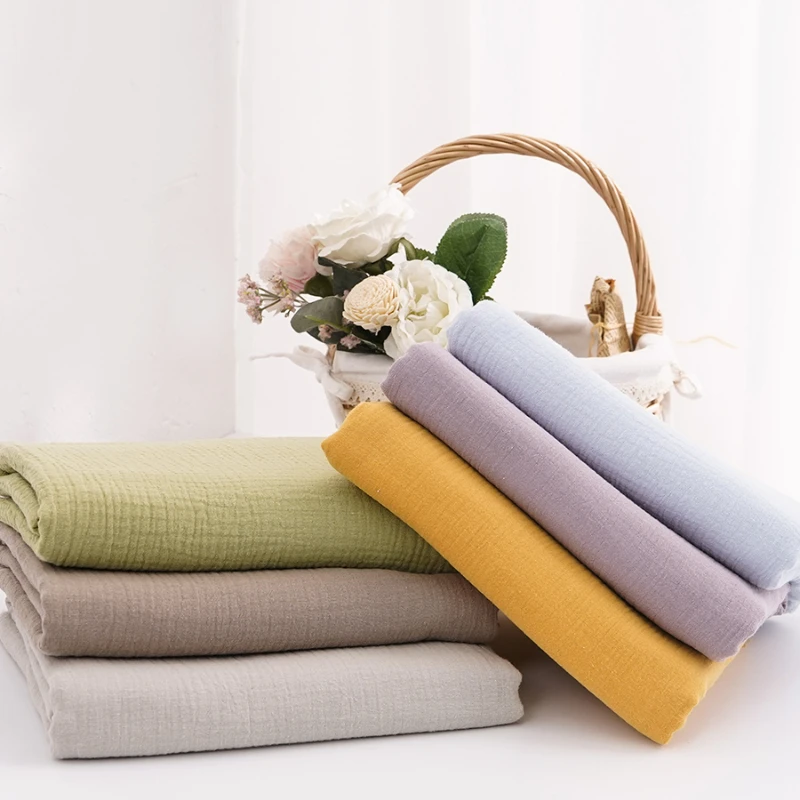 100% Cotton Double-layer Wrink - Baby Clothing Organic Cotton ulasan dan harga