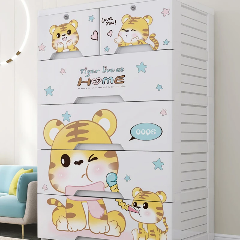 Drawer Storage Cabinet Living  - Baby Clothing Wardrobe ulasan dan harga
