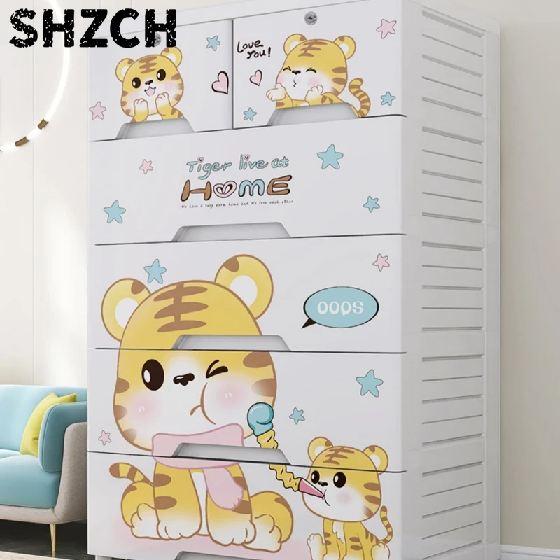 Drawer Storage Cabinet, Living - Baby Clothing Wardrobe ulasan dan harga