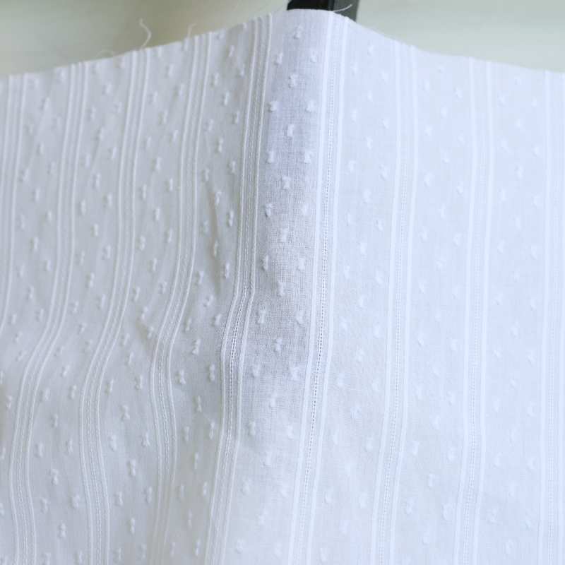 50cm*147cm White Cotton Jacqua - Baby Clothing Organic Cotton ulasan dan harga