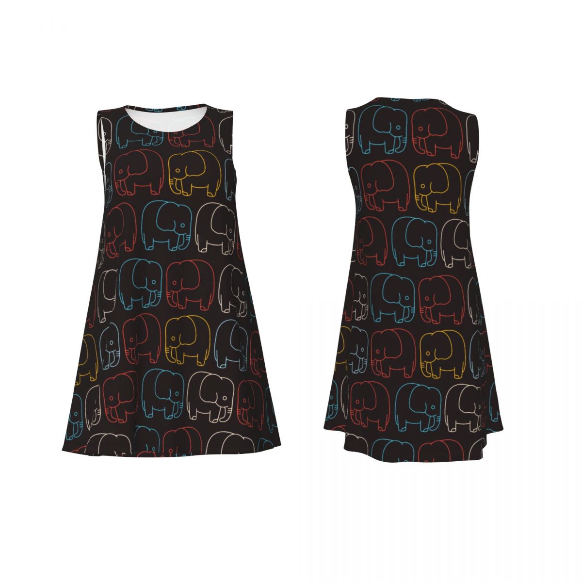 Retro Baby Elephant Dress Colo - Baby Clothing Night ulasan dan harga