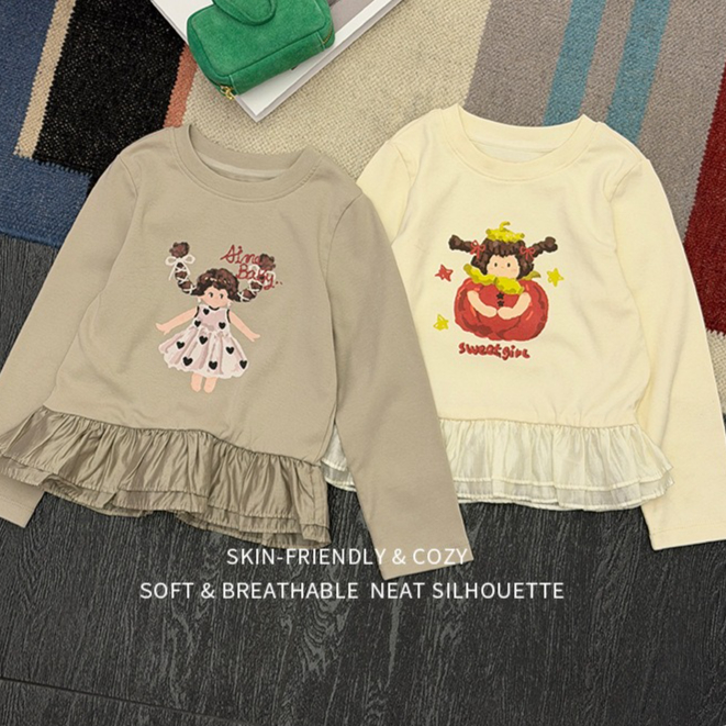 Girls T-shirt 2026 Spring and  - Baby Clothing Yarn ulasan dan harga