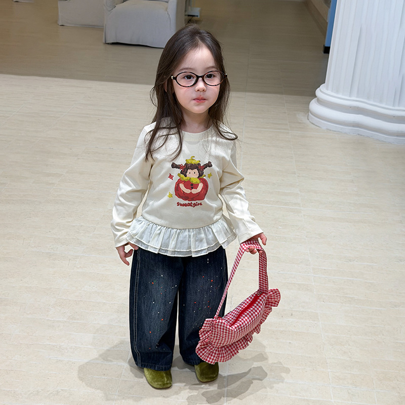 Girls T-shirt 2026 Spring and  - Baby Clothing Yarn ulasan dan harga