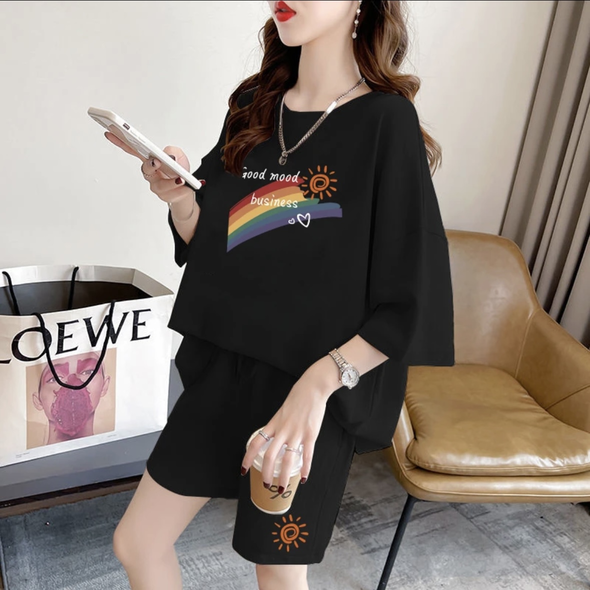 Fashion women's summer shorts  - Summer Short Set ulasan dan harga