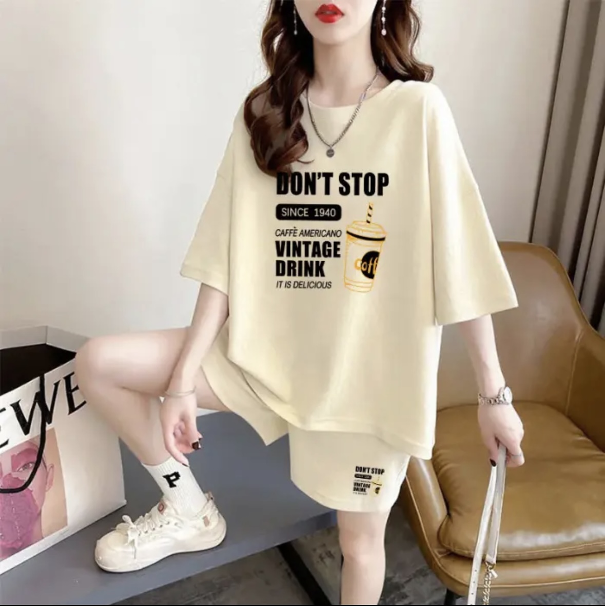 Fashion women's summer shorts  - Summer Short Set ulasan dan harga